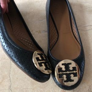 Navy Tory Burch Flats